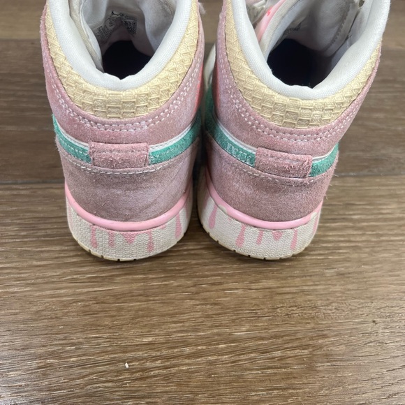 Youth Nike Air Jordan 1 mid Ice Cream Melt - Picture 5 of 10